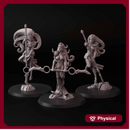 Priestesses of light (3 miniatures)