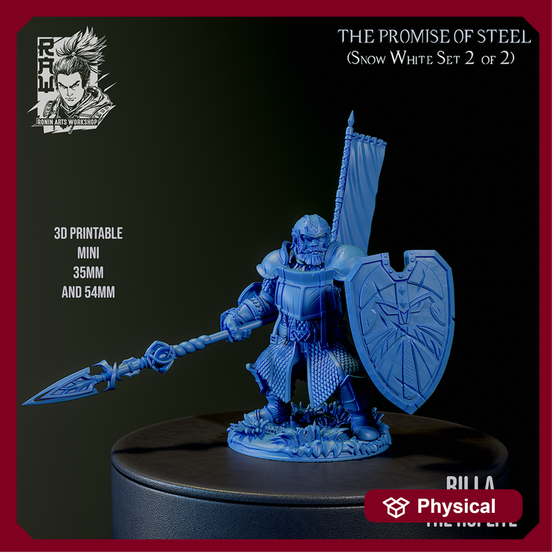 Rilla The Hoplite - Armored Dwarf