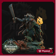 Wererat plague Bearer Priest | Resin Miniature | Dungeons and Dragons | 28mm,32mm,75mm Scales | Pathfinder ratfolk | D&D 5e | - Only-Games