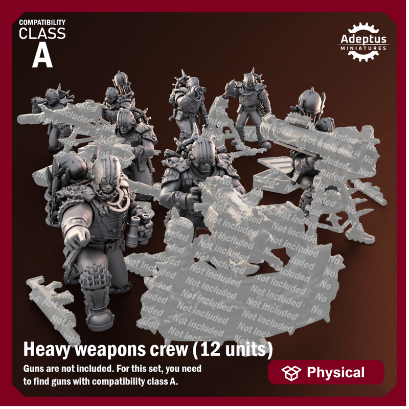 Heavy Weapons Team. Shattered Legion. Renegades and Heretics. Compatibility class A.