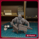Dwarf Zombie 04 - TytanTroll Miniatures - DnD - Fantasy