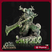 Ancient Verdant Lord (5 sizes) Unpainted Miniature | 28mm,32mm, 54mm,75mm,100 Scales | Dungeons & Dragons |Pathfinder | Archvillain games - Only-Games