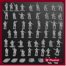 10 & 15mm US Infantry with M16s (56 models)