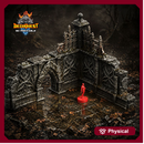 Gothic ruined wall