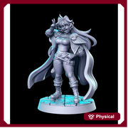 Pinup Female Rogue Assassin | 28mm, 32mm, 54mm, 75mm Scale | Sexy Female unpainted resin Figurine mini - D&D - Only-Games