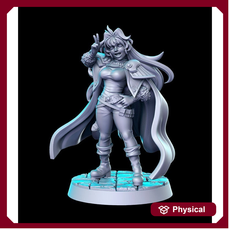 Pinup Female Rogue Assassin | 28mm, 32mm, 54mm, 75mm Scale | Sexy Female unpainted resin Figurine mini - D&D - Only-Games