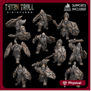 Dwarf Guard Bundle - TytanTroll Miniatures - DnD - Fantasy - 32mm