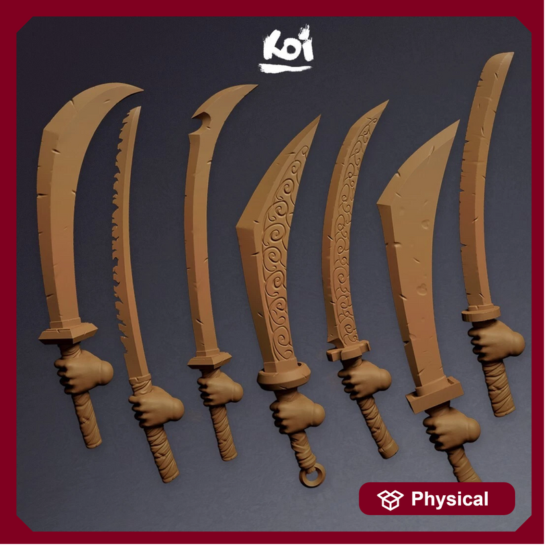 Furybound Clan - Weapons set