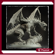 Chromatic Green Dragon (4 sizes) D&D  Miniature |  250mm Long,  250mm Wing Span | Resin Dragon Statue | Figurine | Dungeons and Dragons 5e - Only-Games