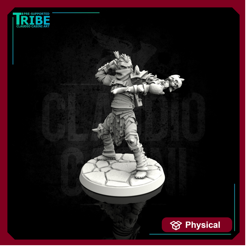 (0011) Male human elf tiefling half-orc ranger barbarian archer - Only-Games