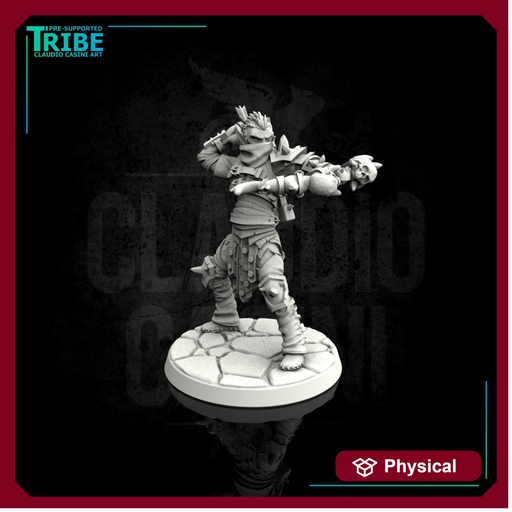 (0011) Male human elf tiefling half-orc ranger barbarian archer - Only-Games