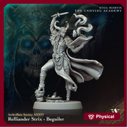 Female Tiefling Wizard Enchanter Warlock Sorceress  Mini | 28mm,32mm,54mm,75mm,100mm Scales | D&D 5e | Pathfinder | Archvillain Games - Only-Games