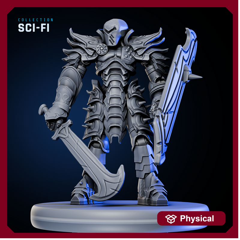 Steel Golem w/ Sword - Only-Games