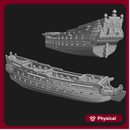 FR French 3rd Rank Ship of the Line Le Brillant (64 guns), (1690-1719)