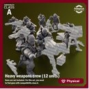 Heavy Weapons Team. Red Dune Regiment. Imperial Guard. Compatibility class A.