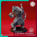 Coyote Necromancer - Tabletop Miniature (Pre-Supported)