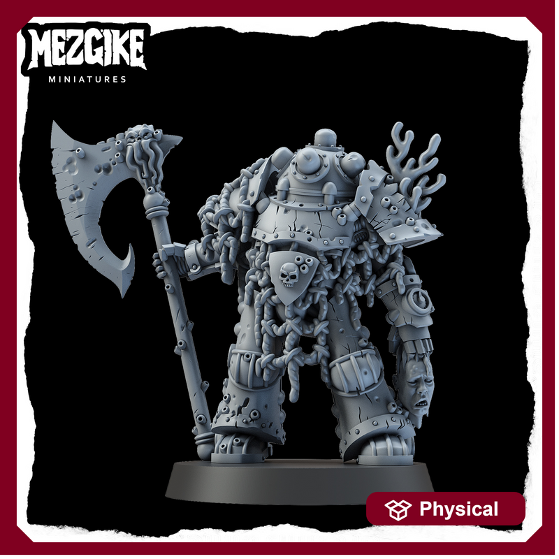Dredge marine with sea cleaver (physical miniature)