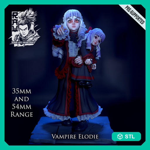 Vampire Elodie - STL only - Only-Games