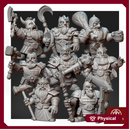 Dwarfs Squad 02 28mm/32mm/54mm
