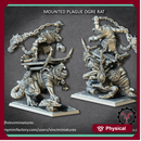 MOUNTED AND UNMOUNTED PLAGUE OGRE RAT