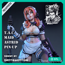 T.A.C. Maid Astrid - 75mm and 120mm Pin-Up - STL only