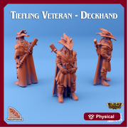 Tiefling Veteran - Deckhand - Only-Games