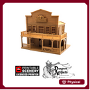 Saloon - Time Warp - Printable Scenery Wargaming Terrain Scatter Western D&D, DnD
