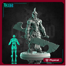 (L 0029) Male giant undead guradian knight with two big swords (Large)