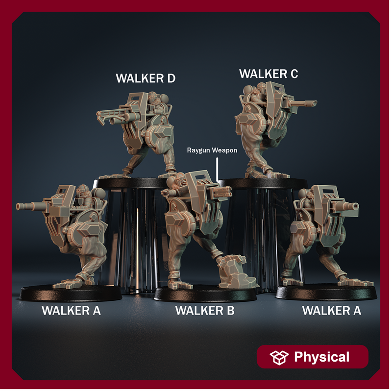 Lunar Auxilia Light Combat Walkers - Rayguns - Only-Games