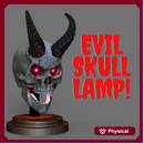 EVIL SKULL LAMP