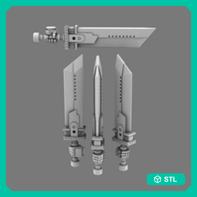 Space Knights Fantasy Cloud Sword LEFT