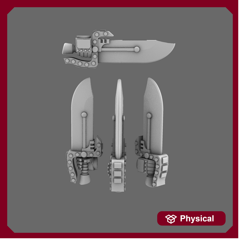 Cyber Samurai Butterfly Style Electro Sword RIGHT X 10