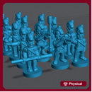 6mm Royal Horse Artillery Gun Crew (13 figures)