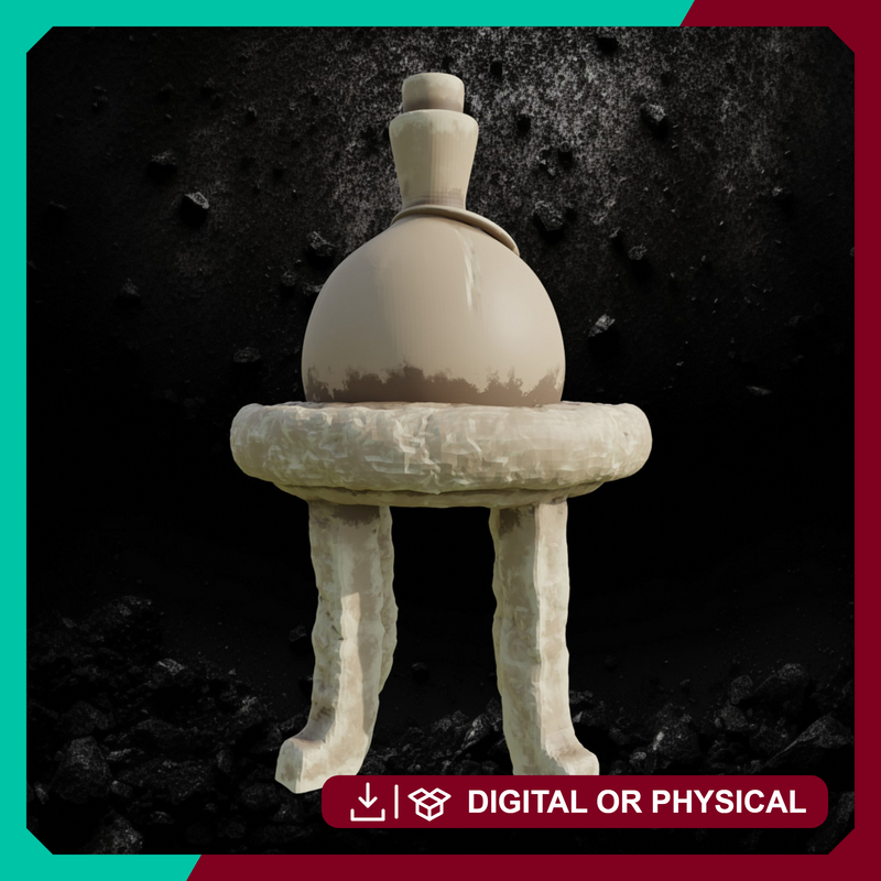 Potion 7 - Fantasy Terrain Prop STL, DnD & Wargaming Scenery
