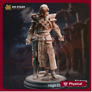 Elf Artificer, Moon Elf,  Pc / NPC Mini | 28mm,32mm,54mm,75mm,100mm Scale | Resin Dungeons and Dragons D&D 5e  | Pathfinder RPG | DM Stash - Only-Games