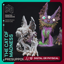 Cat of Madneess - Boss Creature - PRESUPPORTED - 32mm scale - Illustrated & stats