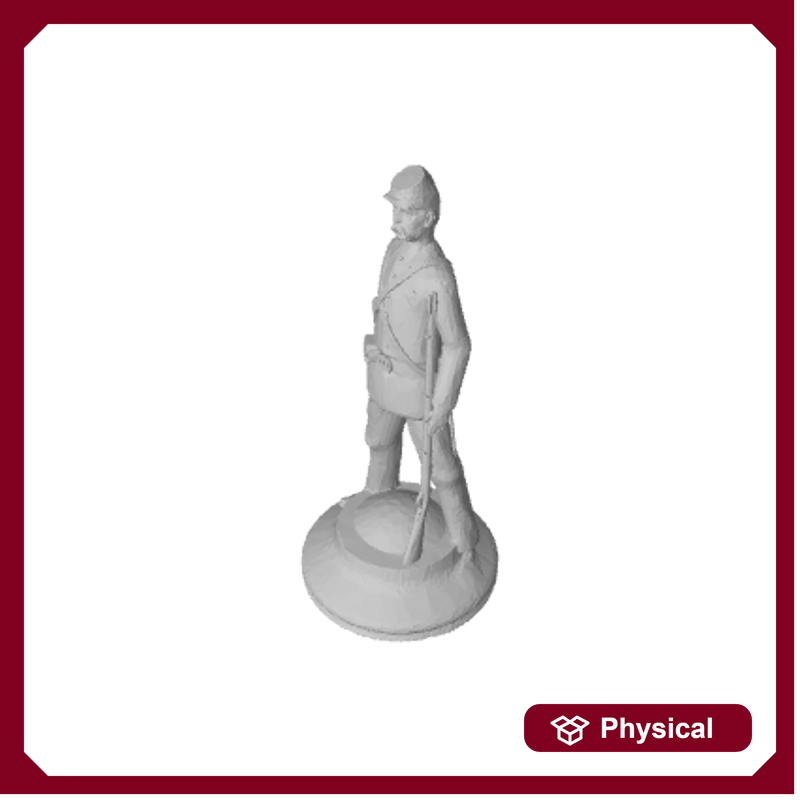 1/72 Scale 3D Printed Union Solider (x5) - Only-Games