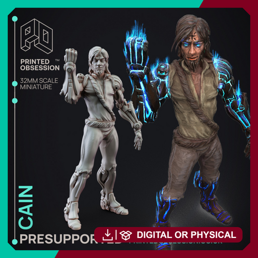 Cain - SCP "The D&D Incursion" - PRESUPPORTED - 32mm Scale - Only-Games