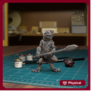 Frogfolk Spearman 02 - 32mm - DND - Pathfinder