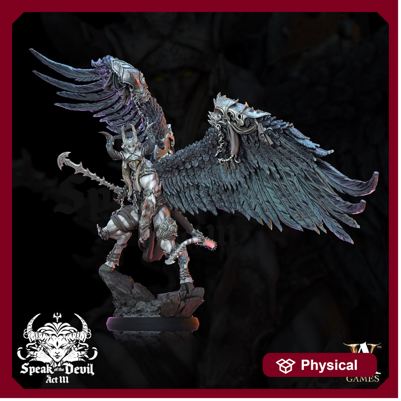 Archdevil, Demon Lord Fiend, Devil | 28mm,32mm,54mm,75mm Scale  - Boss Monster Mini D&D 5e - Pathfinder Figurine | Archvillain games - Only-Games