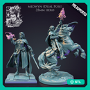 Medwyn The Warlock - Idle and Action Pose - STL only