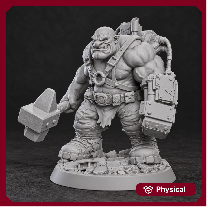 Thumm Boilerfist GrimSpoil Ogre Miniature
