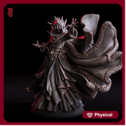 Sorlock, Warlock, Sorcerer Wizard | 28mm,32mm,54mm,75mm,100mm Scale |Player Character Mini| D&D 5e Pathfinder Figurine | Flesh of Gods - Only-Games