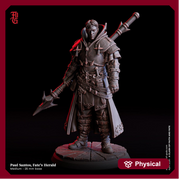 Tempest Cleric Polearm Master, Fighter, Paladin |28mm, 32mm,54mm,75mm,100mm Scales | Player Character Mini | D&D 5e Pathfinder Flesh of Gods - Only-Games