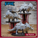 Triceratops Dinosaur Mount Set