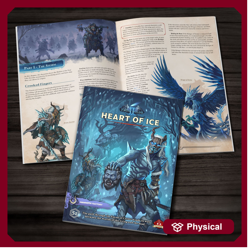 Frostwildes: Heart of Ice - Physical 5e Adventure Booklet