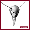 american crow skull
