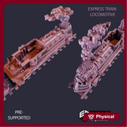 Express Train Locomotive & Railway - Only-Games