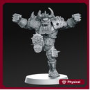 011 Orc Blitzer Fantasy Football 32mm