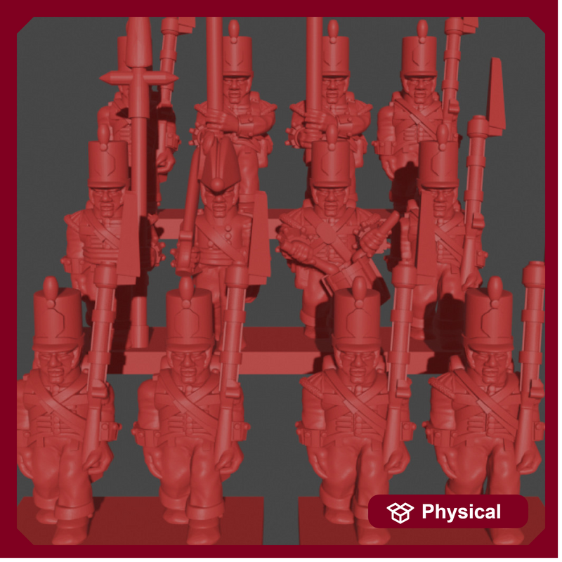 6mm British Line & Light Infantry in Stovepipes (1807-12)